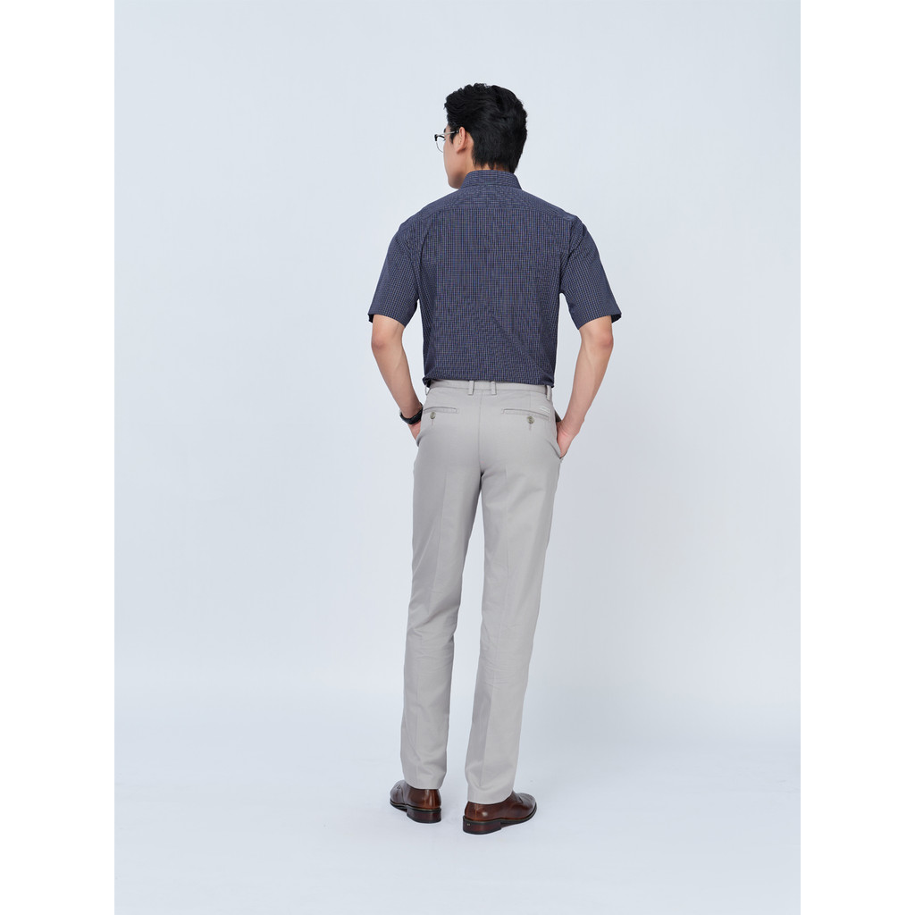 Quần Khaki 0 ply VIETTIEN SMART CASUAL vải cotton phom Regular VT00000309
