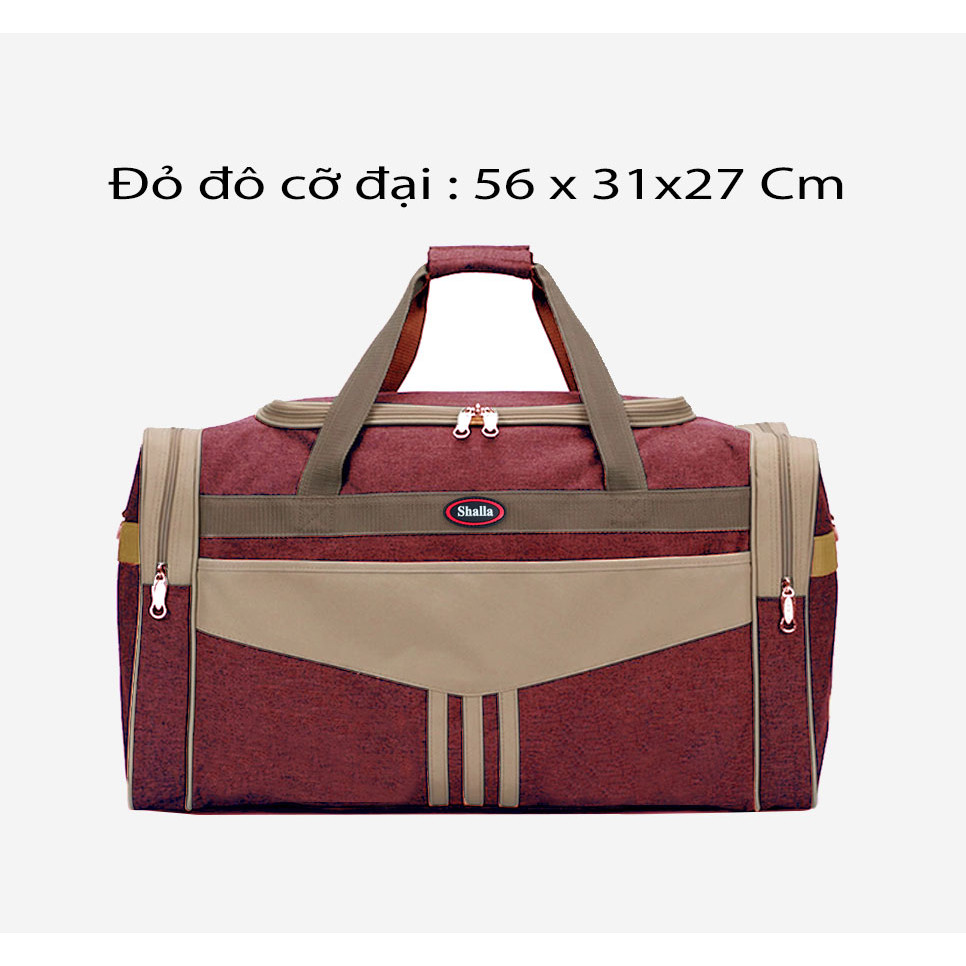 Túi du lịch unisex size to Big-Oxford Góc nhọn Shalla-Men Drumb nhiều ngăn tiện ích [AUTH-CHỌN MÀU]