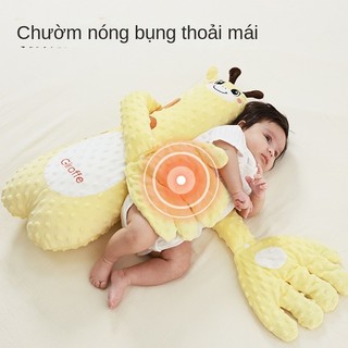 Gối ôm êm ái cho bé, chống giật mình, vải nhung Doudou, kháng khuẩn 7A, ấm bụng, ngủ ngon, đa dạng màu sắc, 1-2 kg.