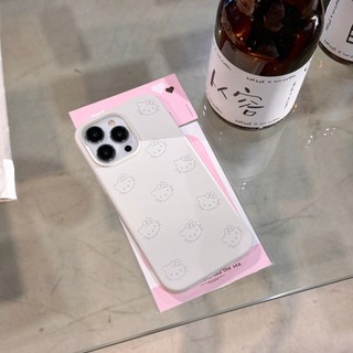 Ốp điện thoại silicon lỏng hình mèo Hello Kitty hoạt hình dễ thương cho iPhone 17Promax 16 Pro Max 12 13 14 15 Promax 11 Vỏ di động nữ tính ngọt ngào chống sốc