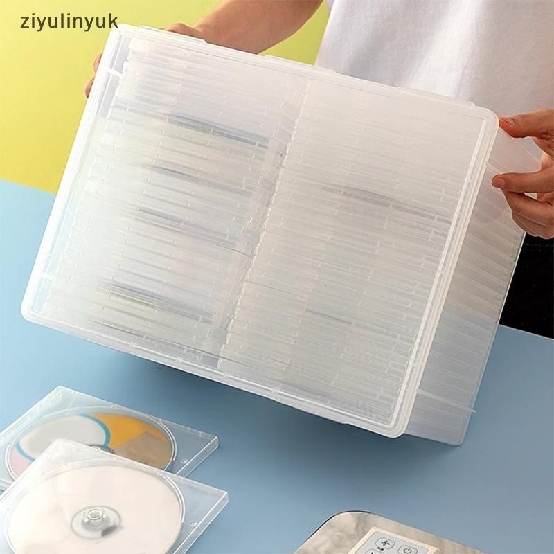 Ziyulinyuk Trong Suốt Và Chống Bụi CD Hộp Bảo Quản DVD Gia Đình Đĩa CD Album Truyện Tranh Tổ Chức Hộp Bảo Quản Kệ Có Nắp Chụp EN