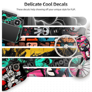 Dành Cho DJI Flip Dán Nhiều Màu Sắc RC 2 Phim Bảo Vệ Điều Khiển Từ Xa RC-N3 Chống Trầy Xước Flip Drone Phụ Kiện
