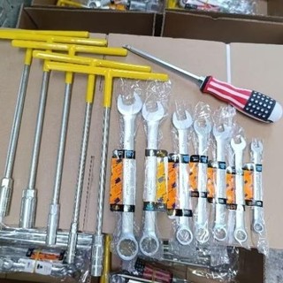 ComBo 5 Khóa Chữ T Và 7 Khóa Cờ Lê Tặng Tua Vít