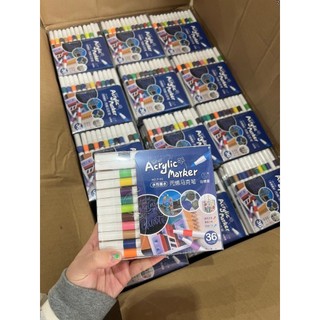 Bút Màu Acrylic Marker 60 Cao Cấp Màu Sắc Tươi Sáng - Bút Lông Màu