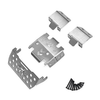 Thép không gỉ Kim Loại Ốp Lưng Khung Xe Giáp Bảo Vệ Tấm Trượt HD6100 Cho Croboll 1 / 7 MK07 JK07 RC Xe Sửa Đổi Và Nâng Cấp Các Bộ Phận-- * -
