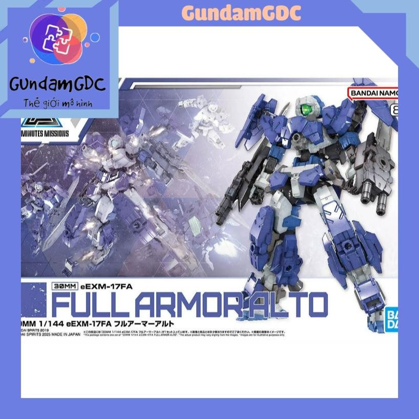 Mô Hình Lắp Ráp Gundam 30MM 1/144 eEXM-17FA FULL ARMOR ALTO