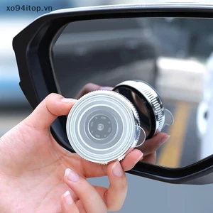 Xoitop 2 Chiếc Khung Tròn Có Thể Điều Chỉnh 360 Độ Gương Điểm Mù Lái Xe An Toàn Góc Rộng Gương Chiếu Hậu Trong Suốt Phụ Kiện Ô Tô VN