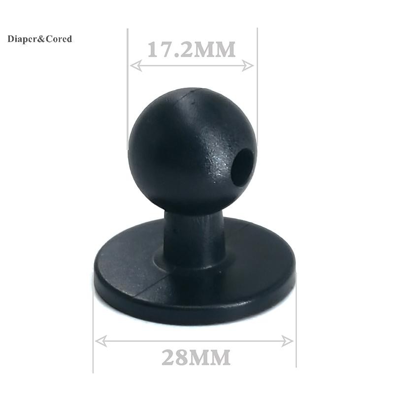 Đế giá đỡ điện thoại di động đường kính 17mm DIAPER & CORED cho giá đỡ GPS trên ô tô, Phụ kiện đa năng YTH