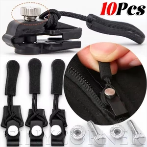 10 Chiếc Dây Kéo Tức Thì Đa Năng - 3 Kích Thước Thay Thế Khóa Kéo Trượt Kéo - Xuống, Áo Khoác, Váy, Hành Lý - Đầu Dây Kéo Vít Cứu Hộ - Bộ Sửa Chữa Dây Kéo Có Thể Tháo Rời