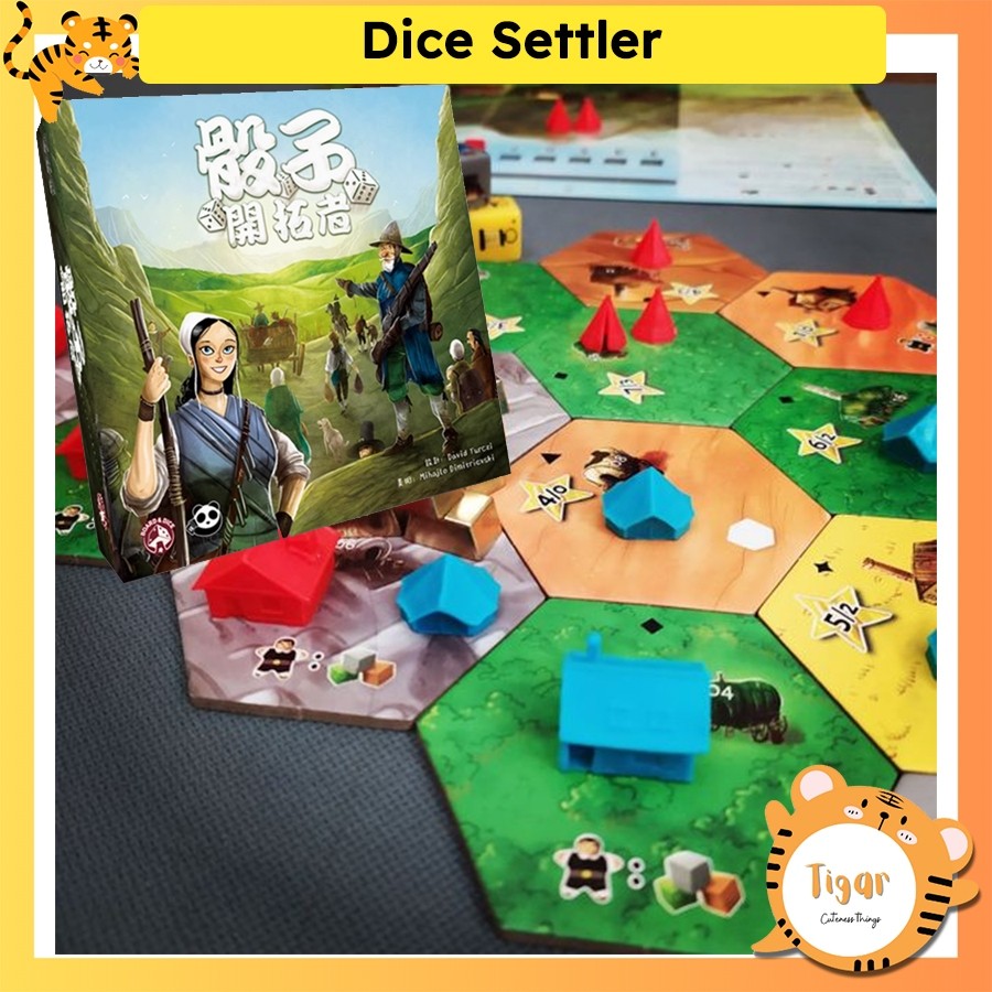 Boardgame Dice Settler Engsub Game Chính Hãng nội địa Trung Tigar