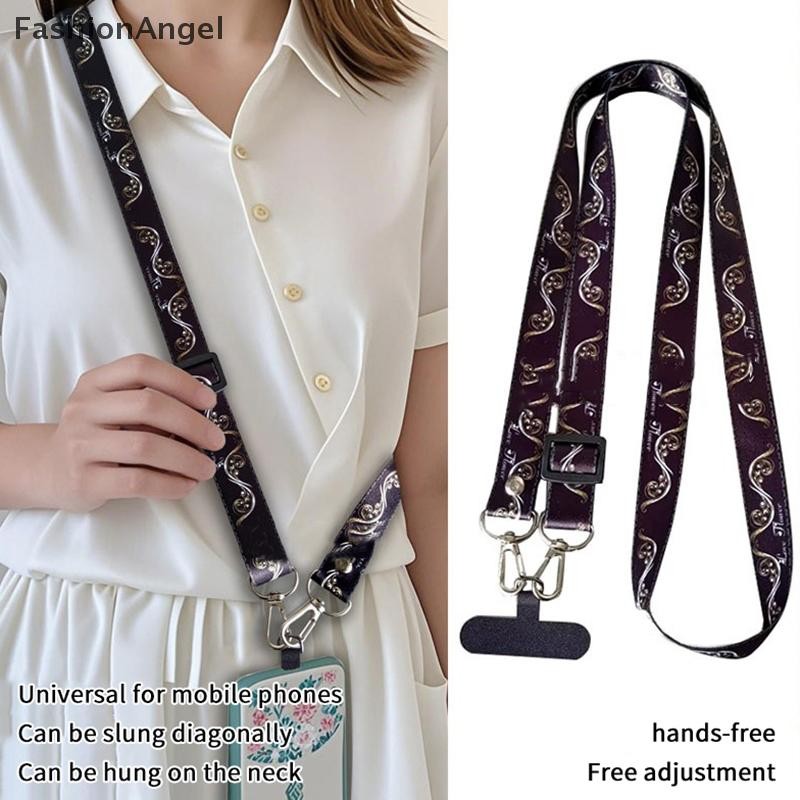 FashionAngel Có Thể Điều Chỉnh Đeo Ngang Dài Điện Thoại Di Động Dây Đeo Cổ Dây Chống Mất Dây Điện Thoại Đa Năng Dây Đeo Dây Kẹp Dây VN