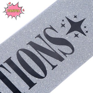 Pnpia Chúc mừng Sash tốt nghiệp Lớp 2025 Đồ dùng trang trí tiệc Ủng hộ Long lanh Satin Sash Chúc mừng Lễ tốt nghiệp Boutique
