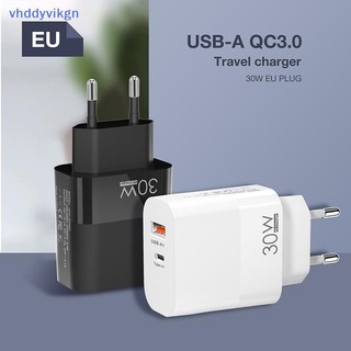 Vhd 30W USB Type C 3.0 cho 16 15 Điện thoại treo tường Huawei EU / US / UK Plug VN