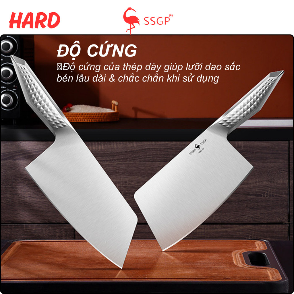 Dao thái thịt Stuttgart của SSGP  - SS01506 dao cắt thịt, dao thái dao bầm, dao chặt dao làm bếp