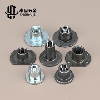 Đai ốc hàn loại T, đai ốc tròn dày mạ kẽm, đai ốc sắt tấm lạnh M4M5M6M8M10M12 C3TR