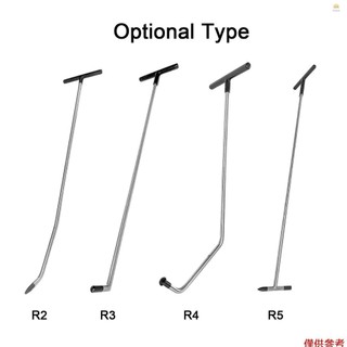 Hgv Dent Removal Rod Crowbars Thân xe Paintless Dent Repair Tool Kit với nhiều đầu thay thế cho vết lõm Loại bỏ hư tổn mưa đá