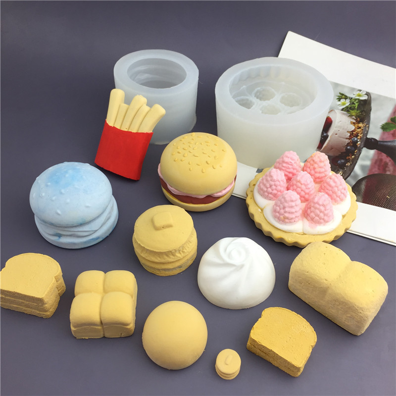 Khuôn silicon làm bánh Muffin, khoai tây chiên, Hamburger, pudding, bánh mì nướng, tháp mâm xôi