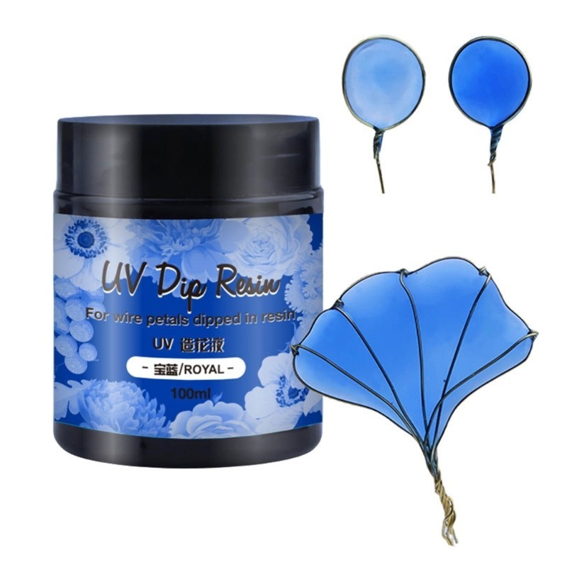Li 100ml Keo Dính Nhựa UV DIY Hoa Làm Trong Suốt DIP Nhựa Vỏ Dụng Cụ Làm Móng Tay Làm Đồ Trang Sức Làm Cr