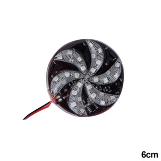 Lookshow 1 Vòng Xe Máy Nhiều Màu Sắc LED Nhấp Nháy Không Khí Đèn Sửa Đổi Cối Xay Gió Đèn Bánh Xe Đèn Flash M9V7