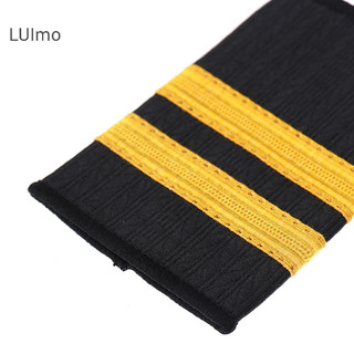 Luimo 1 túi Epaulettes Đồng phục Epaulets Huy hiệu đeo vai sọc vàng SBS
