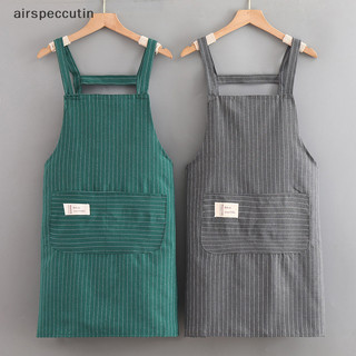 Airspecutin 1 Tạp dề không tay đơn giản Nhà bếp Tạp dề nấu ăn bằng vải Polyester gia dụng có túi Bảo vệ quần áo cho thợ cắt tóc Họa sĩ đầu bếp EN