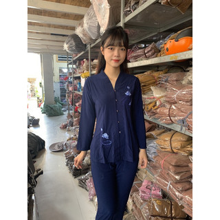 Áo lam đi chùa - bà ba vải thun- bigsize dưới 80kg