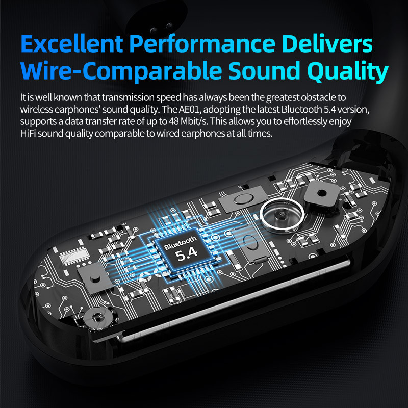 Cáp nâng cấp không dây KZ AE01 Bluetooth 5.4 HIFI Móc tai không dây C Đầu nối PIN có hộp sạc cho ZSN ZS10 Pro 2