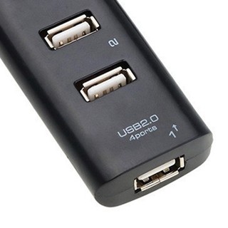 Usb Hub 2.0 Đa USB Tốc Độ Cao Hub Splitter 4 Cổng USB Hub Adapter Cho Laptop Thu Phụ Kiện Máy Tính Màu Đen