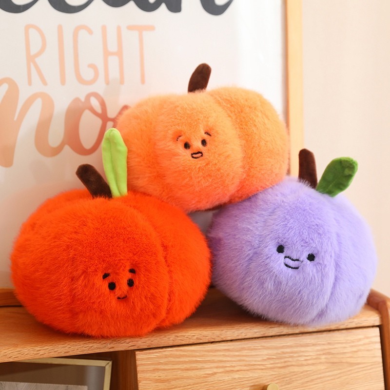 Rytanda Trái Cây Sang Trọng Đồ Chơi Mô Phỏng Dễ Thương Búp Bê Trái Cây Apple Bí Ngô Quả việt quất Cà Chua Hoa Hồng, Quả Lê, Búp Bê Cam Quà Tặng Trẻ Em, Quà Tặng Sinh Nhật Bạn Gái