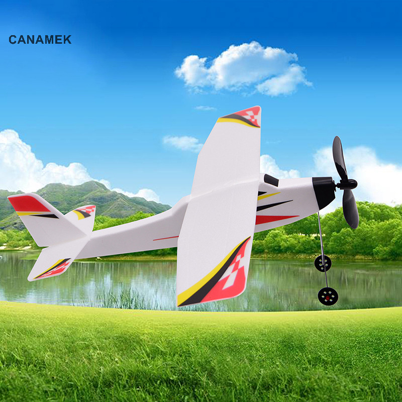 Calamek DIY Máy Bay Mô Hình Ném Tay Học Sinh Bay Glider Dây Cao Su Power CSF