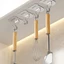 DELMER 5 Móc Thép Không Gỉ, Móc Kim Loại Không Đục Lỗ Chống Ẩm Mạnh Mẽ Và Bền Đẹp, Khả Năng Chịu Lực Mạnh Không Làm Tổn Thương Tường Chống Thấm Nước Hình Gấu Móc Nhà Bếp