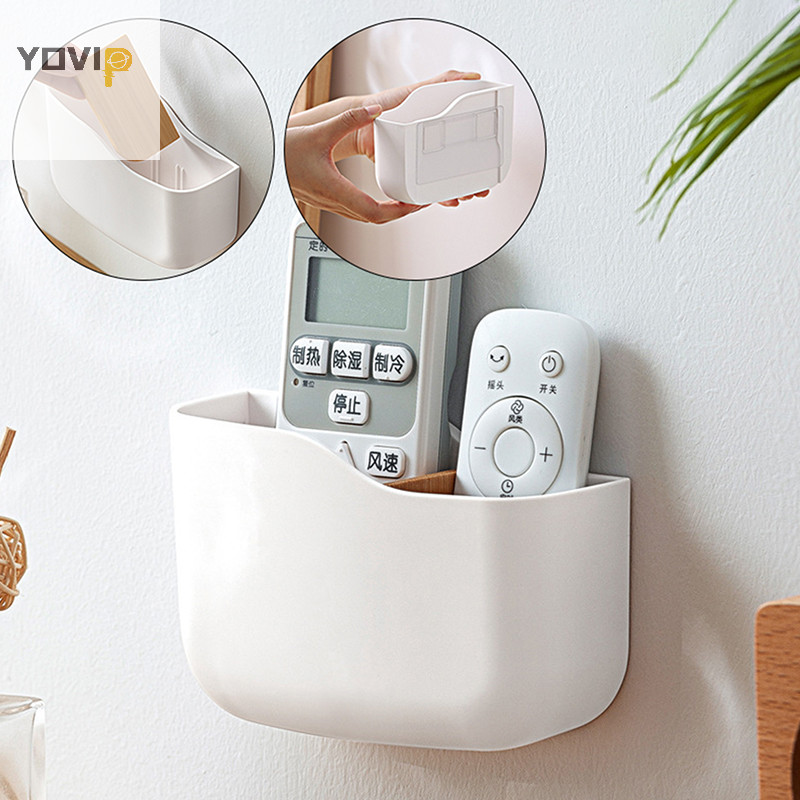 Yovip Đa Năng Treo Tường Giá Để Đồ Điều Khiển Từ Xa Tổ Chức Hộp Bảo Quản Cho Tivi Điều Hòa Điện Thoại Cắm Giá VN