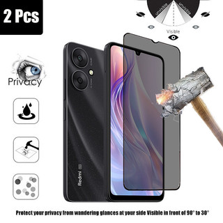 Redmi 13C 5G 2 Chiếc Kính Cường Lực Chống Nhìn Trộm Bảo Vệ Màn Hình Cho Xiaomi Redmi 13C 12 A3 Note 13 Pro Plus 4G 5G 9D Phim Bảo Vệ Kính Chống Gián Điệp
