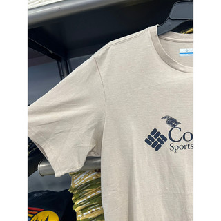 Bán áo thun nam Columbia cổ tròn tay ngắn, 100% cotton, in hình thời trang cho ngày hè thoái mái
