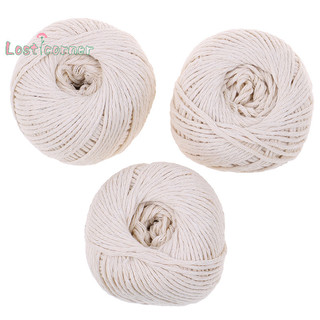 [Lostcorner] 1Roll 229 feet Dây buộc thịt bò bằng vải Cotton dành cho đồ ăn Thổ Nhĩ Kỳ Dây buộc thịt nướng [Mới]