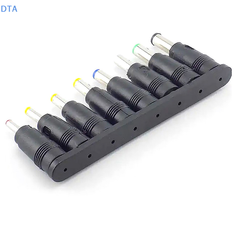 DTA 8 Chiếc Đa Năng Laptop Nguồn Adapter Kết Nối Cắm AC Jack Sạc Kết Nối Bộ Chuyển Đổi Nguồn Cắm PO