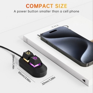 MIS Máy Tính Chuyển Đổi Nguồn Bên Ngoài Nút Nguồn PC Bo Mạch Chủ Nút Nguồn Cho Chỉ Báo Ổ Cứng