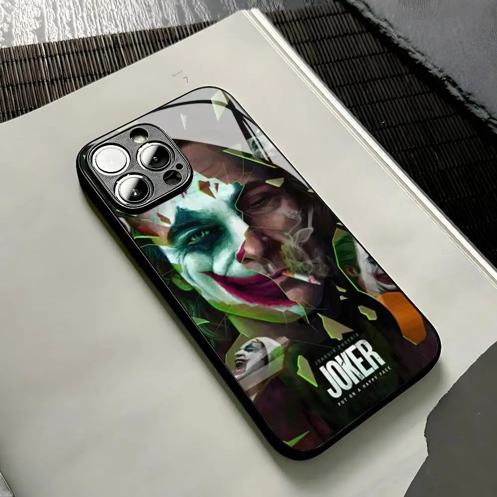 BK-1 Chú Hề Joker Ốp Lưng Điện Thoại Iphone 17,15 13 12 14 11 Pro Max Mini X Xr Xs 8 7 Puls Kính