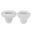Unstop * Trắng Mềm Silicon Chống Trơn Kẹp Tai Miếng Lót Bông Tai Lưng Chặn Phụ Kiện DIY Tai Trang Sức Phát Hiện Thành Phần