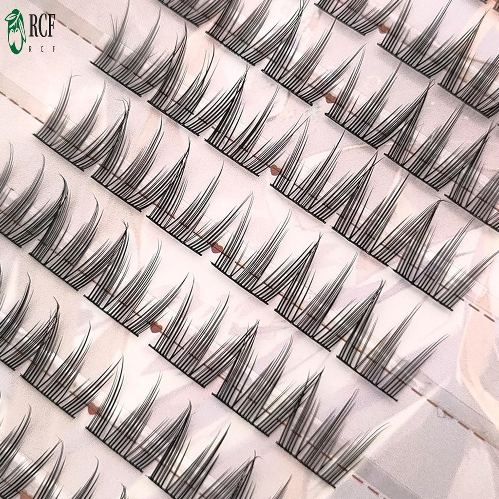 Cụm mi riêng lẻ Phân đoạn DIY Wispy Fluffy Lash Extension
