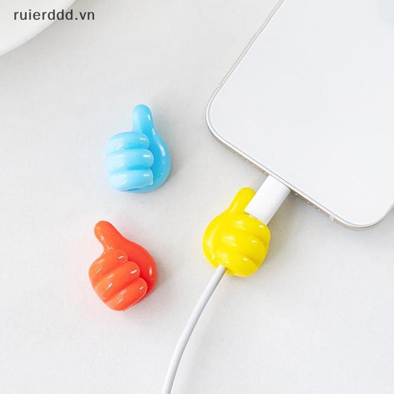 # Ruierddd # 5 / 10 / 20 Chiếc Silicon Ngón Tay Cái Móc Treo Tường Cáp Kẹp Dây Bàn Sắp Xếp Bàn Chải Lưu Trữ Nhãn Dán Tường Tiện Ích Những Điều Hữu Ích Cho Gia Đình.