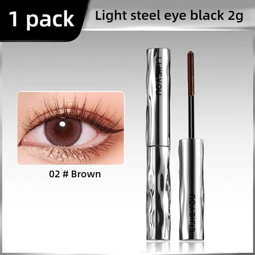 Learnever Ống Thép Nhỏ Matte Mascara Trang Điểm Siêu Mịn Kéo Dài Mỹ Phẩm Chống Thấm Nước Lông Mi Nhanh V9u0