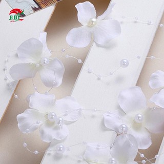 Phụ Nữ Cô Gái Hoa Ngọc Trai Giả Đầu Tóc Nho Đầu Tóc Cưới Tóc