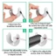 NOTE1 2 Cái Giá đỡ thanh tủ quần áo, Mặt bích đa năng đa năng, Dễ dàng lắp đặt bằng vít Tủ quần áo chắc chắn Giá đỡ tủ quần áo
