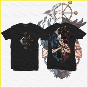 Jujutsu Kaisen Anime Áo Sơ Mi Tay Ngắn Top Unisex Cosplay Satoru Gojo Sukuna Tee Đồ Họa Thời Trang Áo Thun Plus Kích Thước