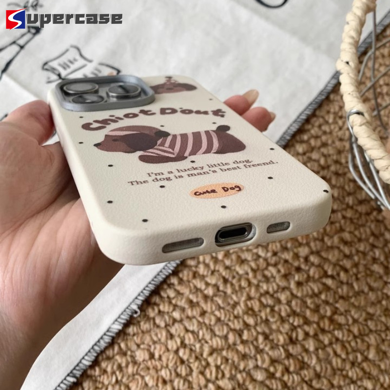 Ốp điện thoại Dachshund in Nightcap dễ thương cho iPhone 16 Pro Max 15 14 Plus 13 Pro Max Vỏ da mềm Vỏ chống sốc thời trang