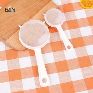 Nhà bếp B & N Màn hình nhựa cầm tay Lưới lọc lá trà Máy lọc bột rây.