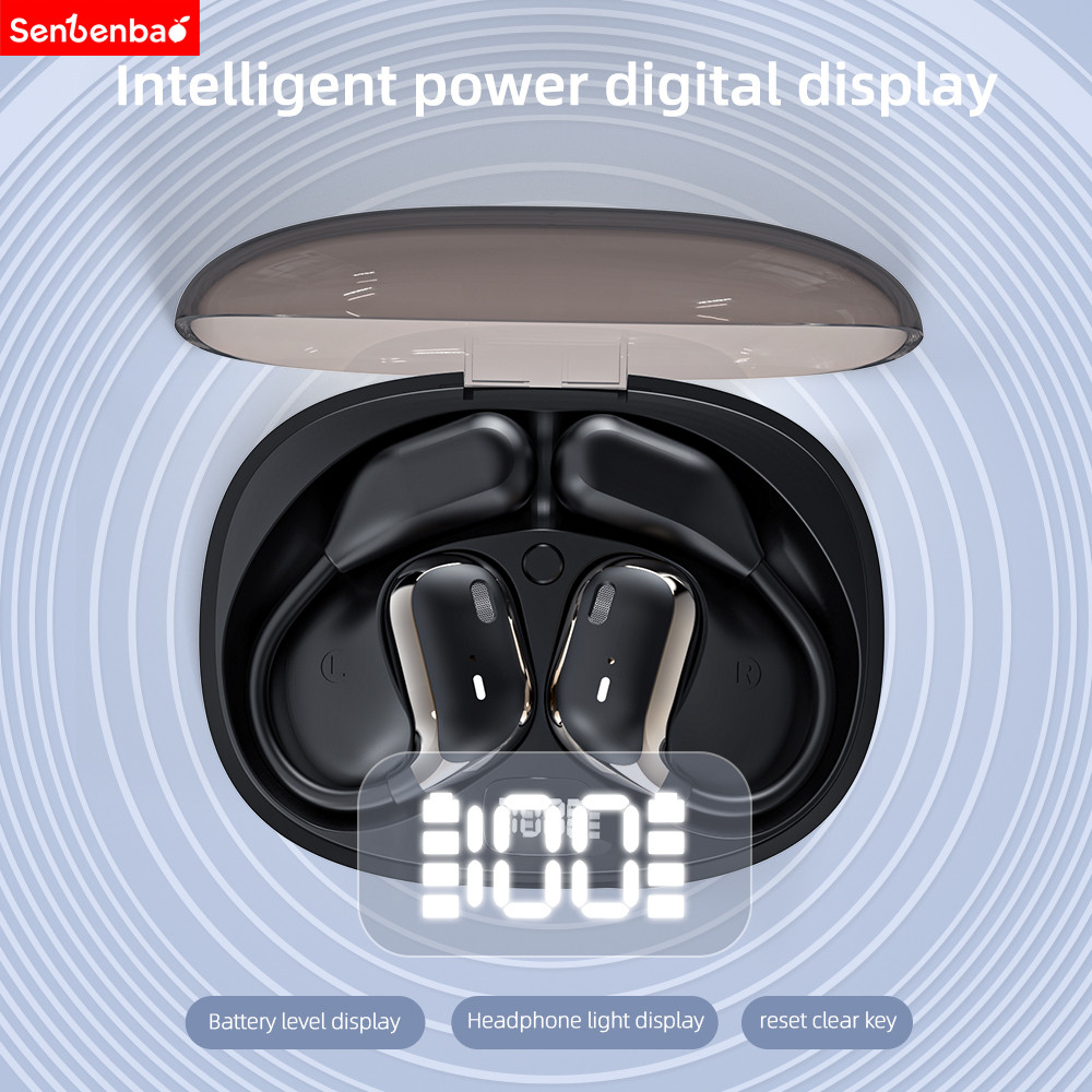 Senbenbao JM15 Tai Nghe Thể Thao Bluetooth Không Dây 5.4TWS Micro Khử Tiếng Ồn HiFi Chống Thấm Nước Cho Đèn LED Dispaly