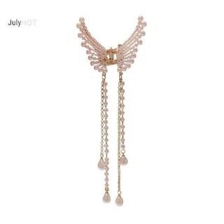 Julyhot Tua Rua Ngọc Trai Nữ Thanh Lịch Vuốt Tóc Cua Kẹp Tóc Phụ Kiện Tóc Massivedeals