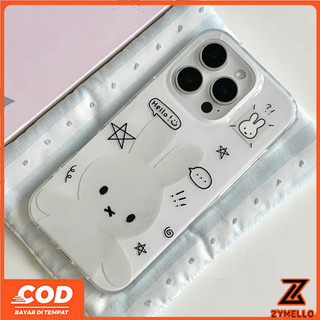 Ốp Lưng Cho VIVO V70 V60LITE V50 V40LITE Y21D Y31 Y04 Y29 Y39 Y03 Y19S Y28 Y17S V30 V29E Y17 Y15 Y11 Y20 Y21 Y20S Y33S Y21T Y21S Graffiti Ngôi Sao Thỏ Trắng Chống Sốc TPU Điện Thoại C